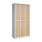 JAN NOWAK Eco Design model IGOR szafa socjalna 6-drzwiowa biała/dąb sonoma