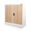 JAN NOWAK Eco Design model BEATA metalowa szafka z drzwiami: biała/dąb sonoma