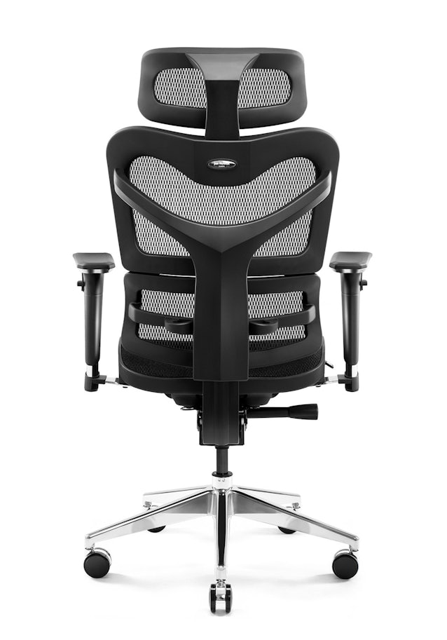Fotel ergonomiczny Jan Nowak model Kommodus: czarny