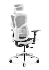 Fotel ergonomiczny Jan Nowak model Amadeus: biało-czarny