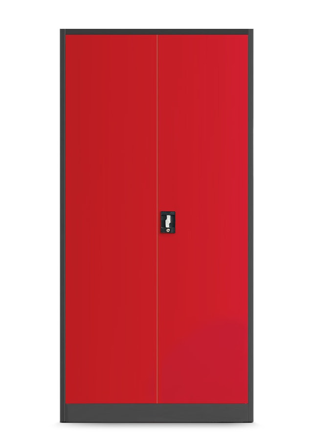 JAN NOWAK model BRUNO warsztatowo-narzędziowa szafa metalowa antracytowo-czerwona