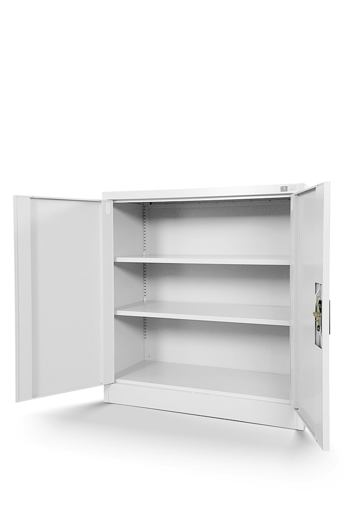 JAN NOWAK model BEATA metalowa szafka z drzwiami: biała
