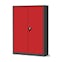  JAN NOWAK model JAN II biurowa szafa metalowa na akta: antracytowo-czerwona