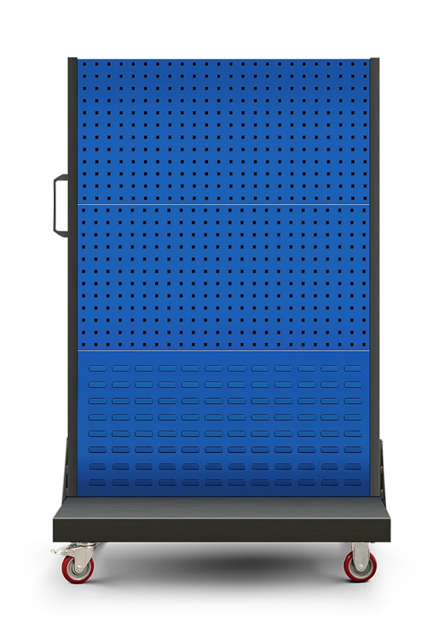 JAN NOWAK model MARIUSZ narzędziowa ścianka metalowa: niebieska