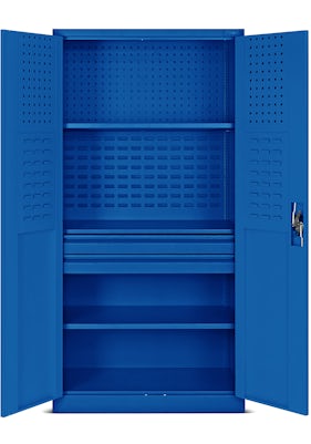 JAN NOWAK model SZYMON warsztatowo-narzędziowa szafa metalowa: niebieska